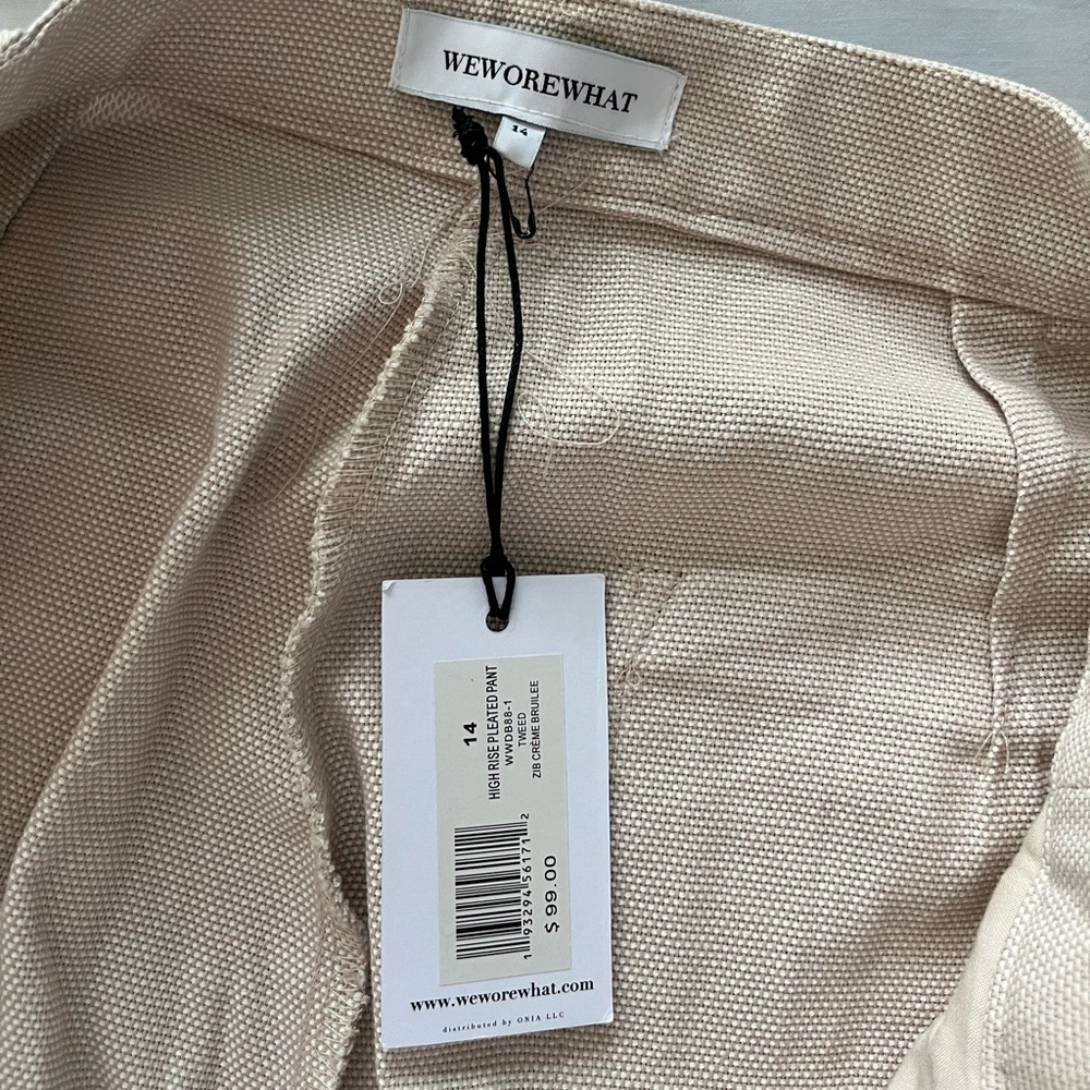 WEWOREWHAT Beige Pants